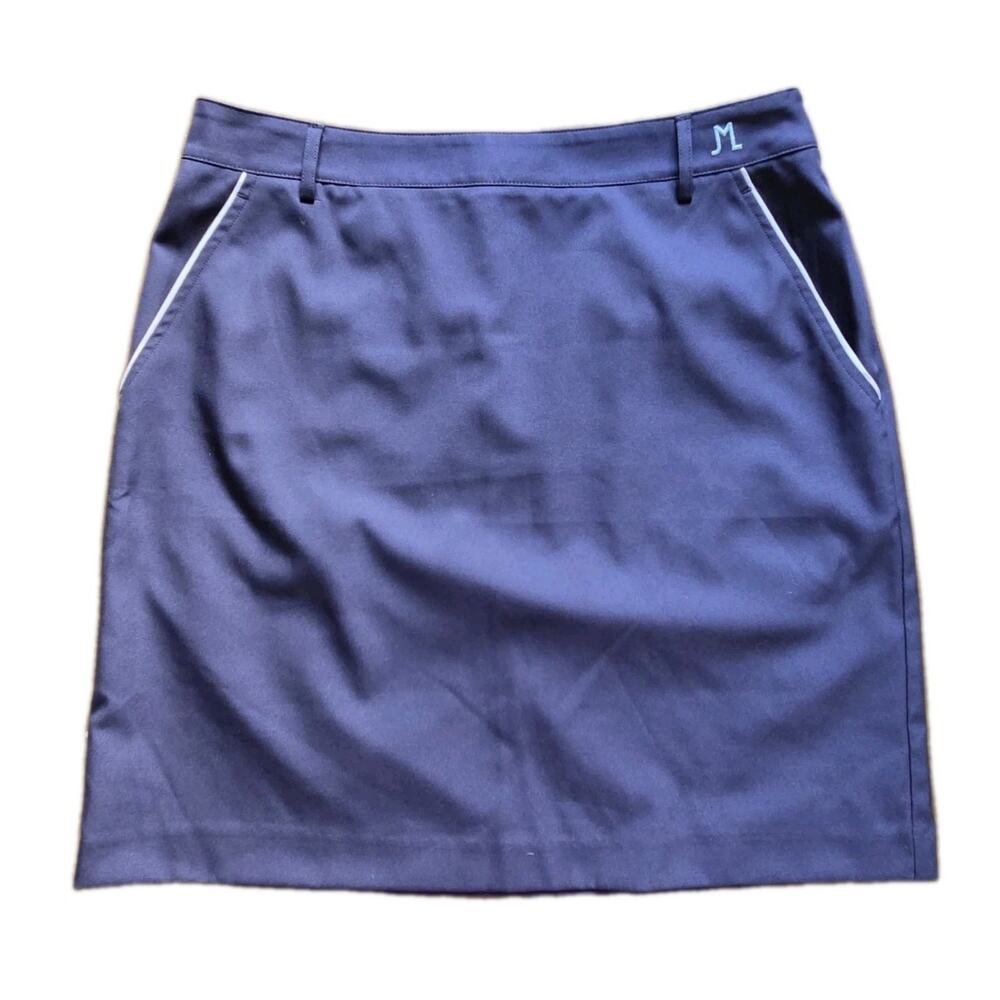 J. McLaughlin Golf Mini Skirt Size 10 Navy Athletic Tennis Pickleball Resort